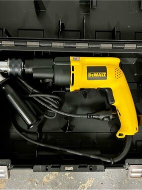 DEWALT Yellow Corded Drill - Powerful Electric Drill